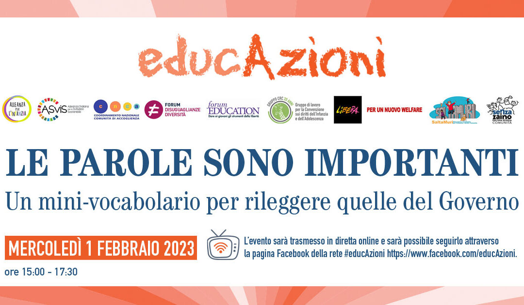 Le parole sono importanti. Un mini-vocabolario per rileggere quelle del Governo