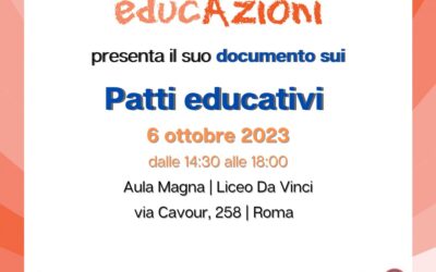 SAVE THE DATE: EducAzioni presenta il vademecum sui patti educativi di comunità