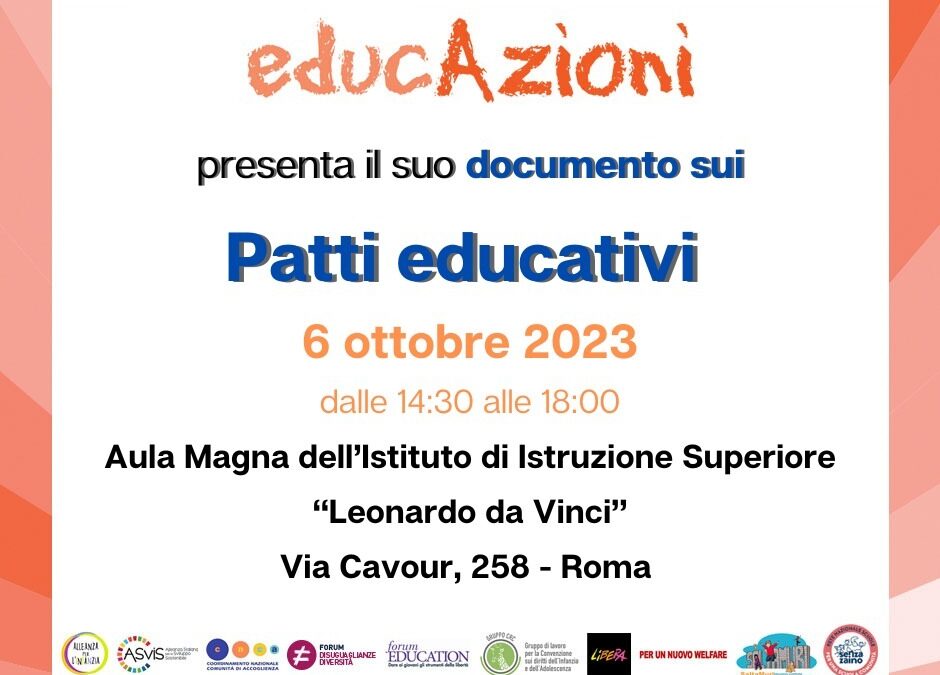 Costruire Ponti per un Futuro Inclusivo – I Patti di Comunità per un’Alleanza Educativa